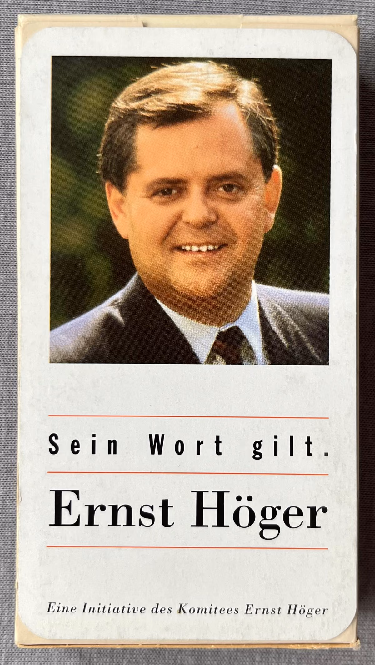 Sein Wort gilt. Ernst Höger