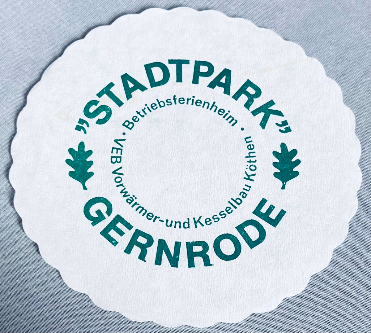 "Stadtpark" Gernrode - Betriebsferienheim - VEB Vorwärmer- und Kesselbau Köthen