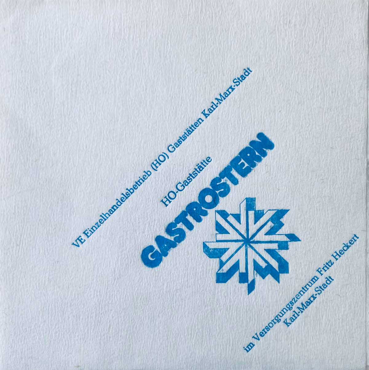 HO-Gaststätte Gastrostern im Versorgungszentrum Fritz Heckert Karl-Marx-Stadt