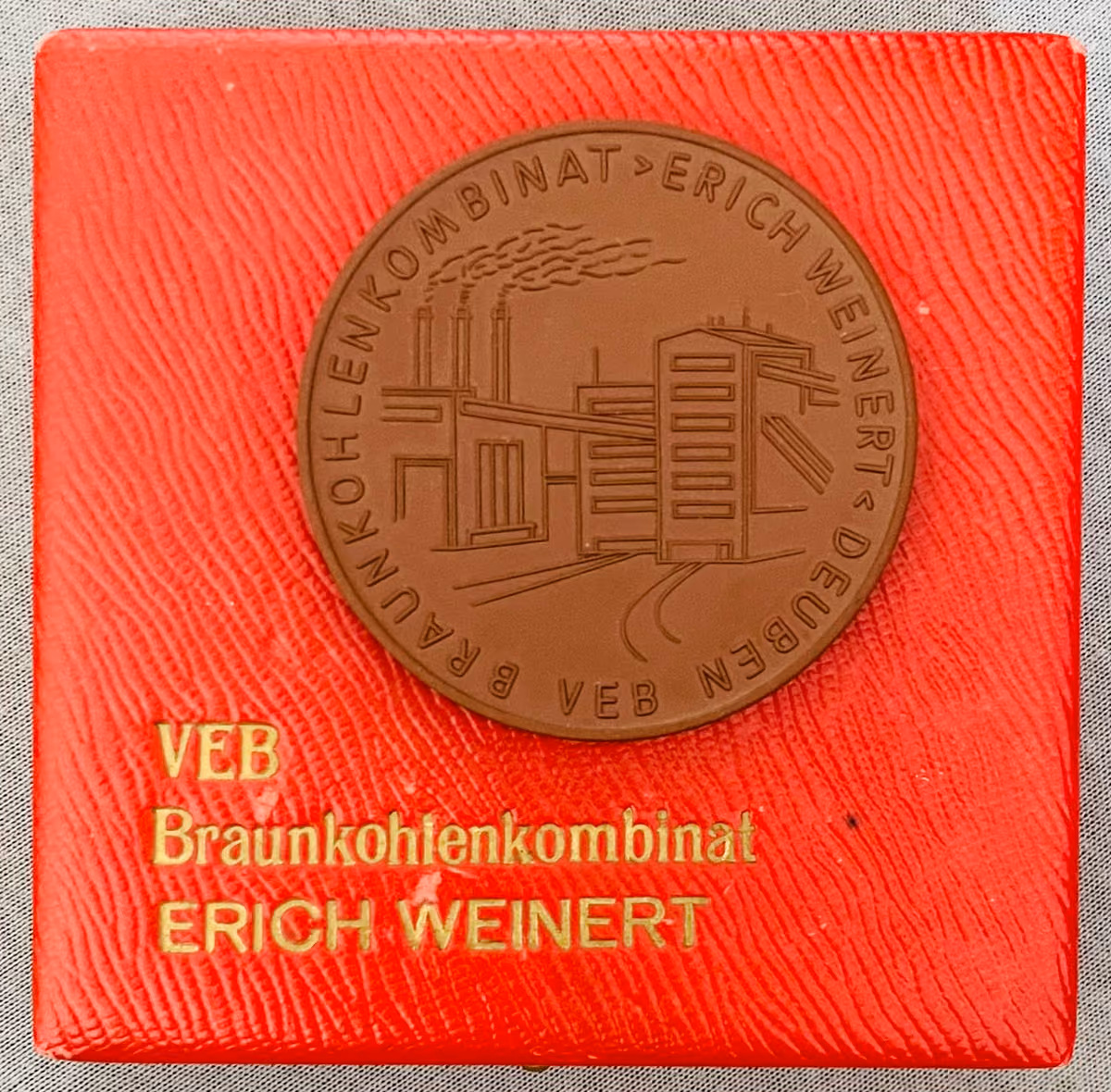 VEB Braunkohlenkombinat "Erich Weinert" Deuben - In Anerkennung besonderer Verdienste