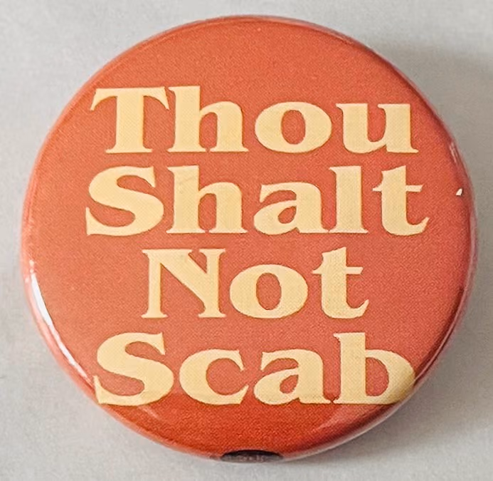 Thou shalt not scab