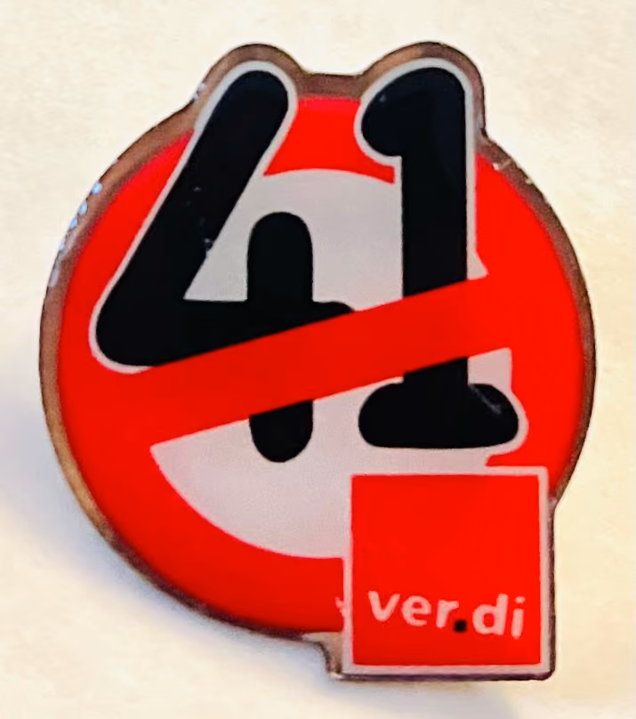 Ver.di - gegen die 41-Stunden-Woche