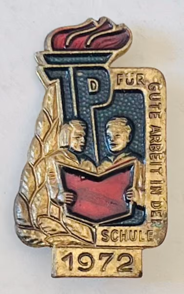 Thälmann-Pioniere - Für gute Arbeit in der Schule 1972