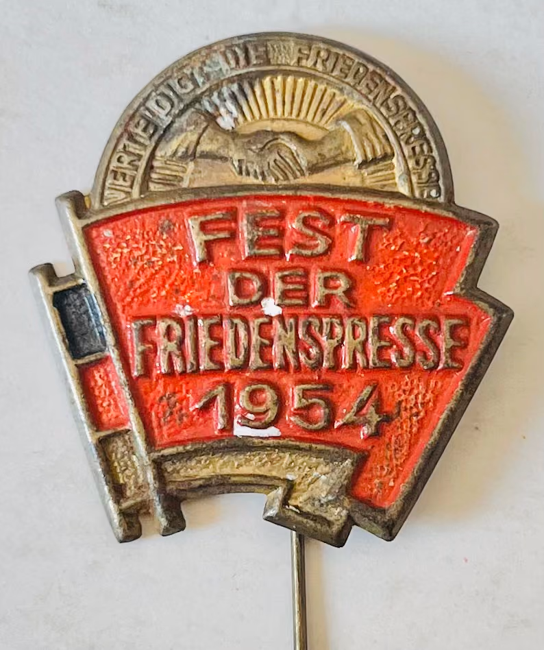 Fest der Friedenspresse 1954 - Verteidigt die Friedenspresse