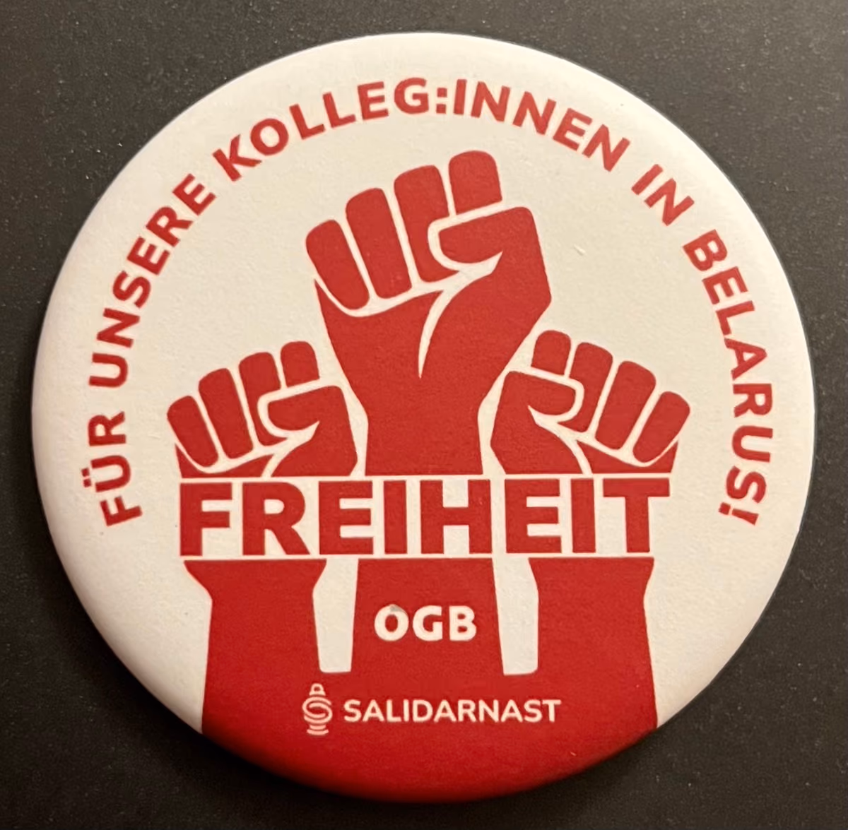 ÖGB / Salidarnast - Freiheit für unsere Kolleg:innen in Belarus