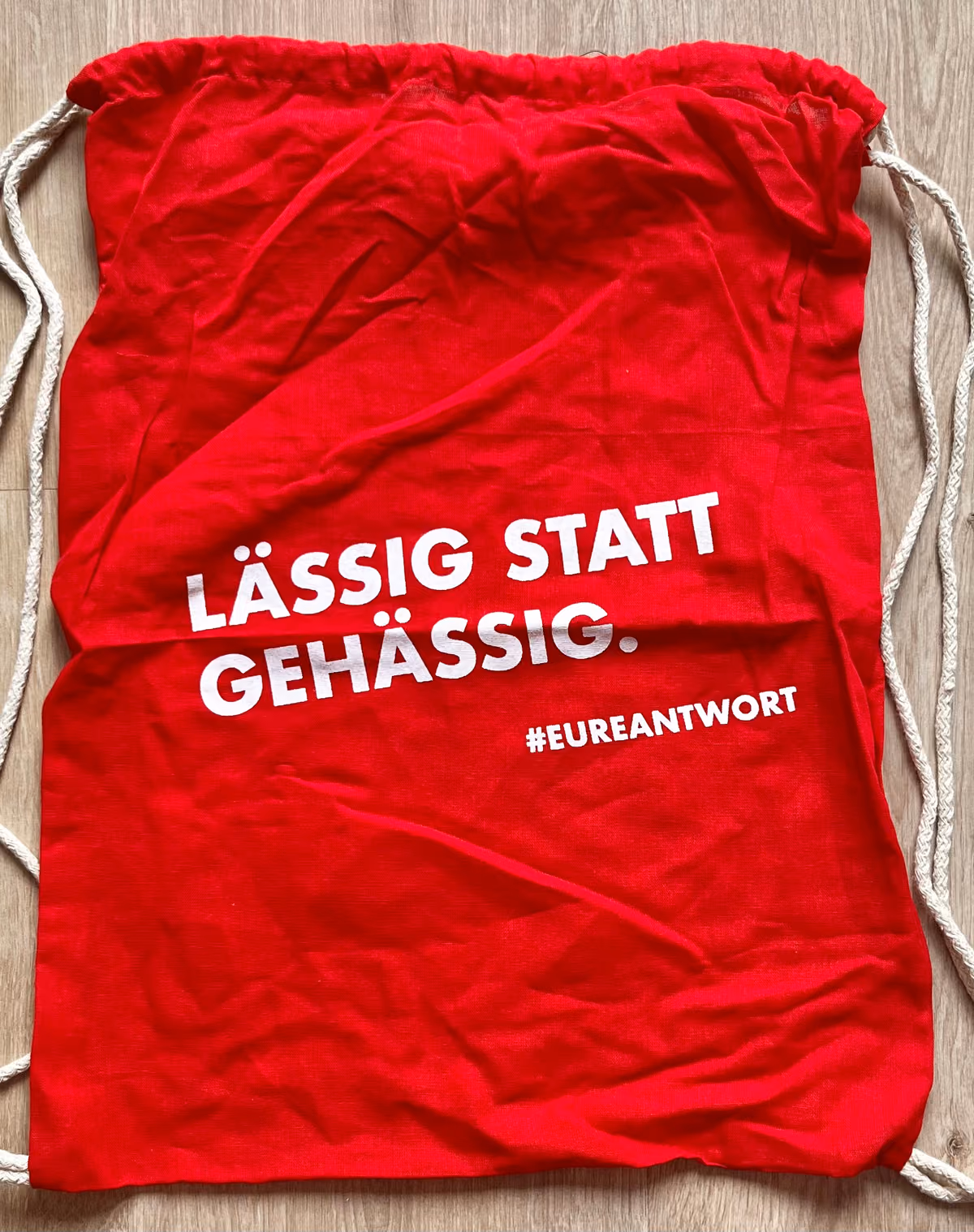 Lässig statt gehässig. #eureantwort