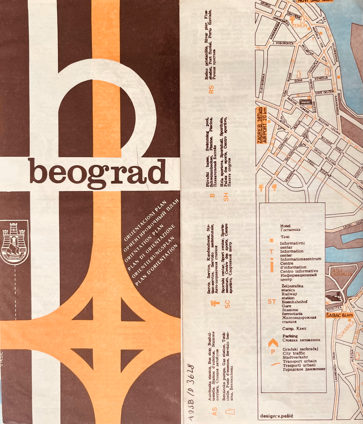 Beograd - Orientierungsplan