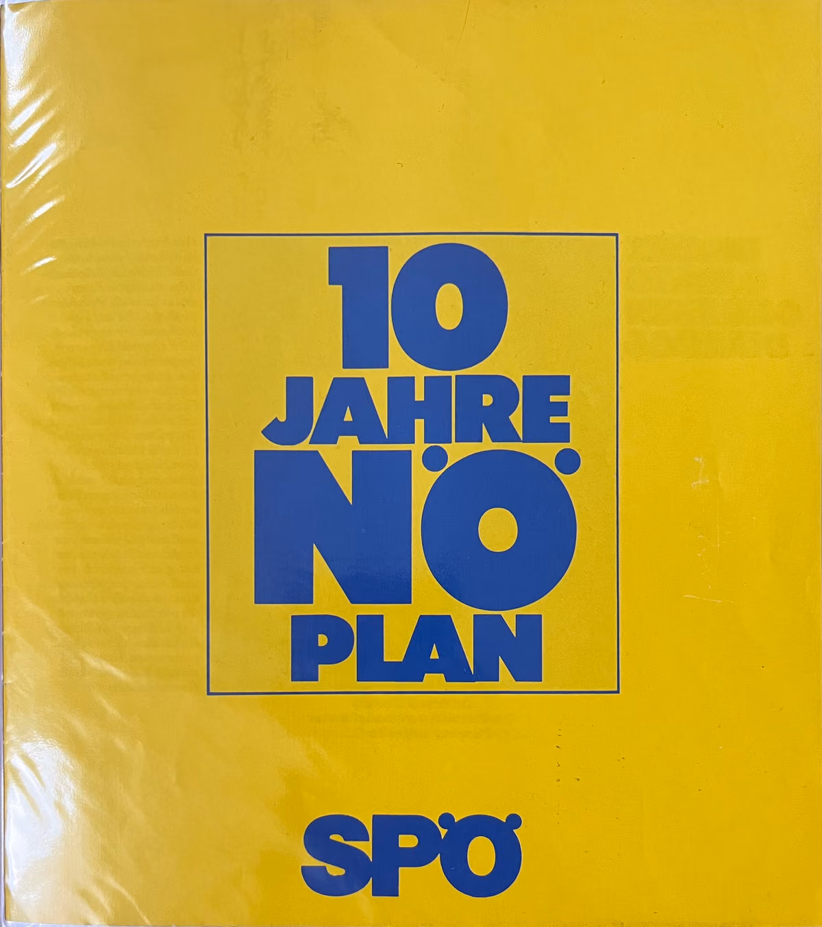 10 Jahre NÖ Plan