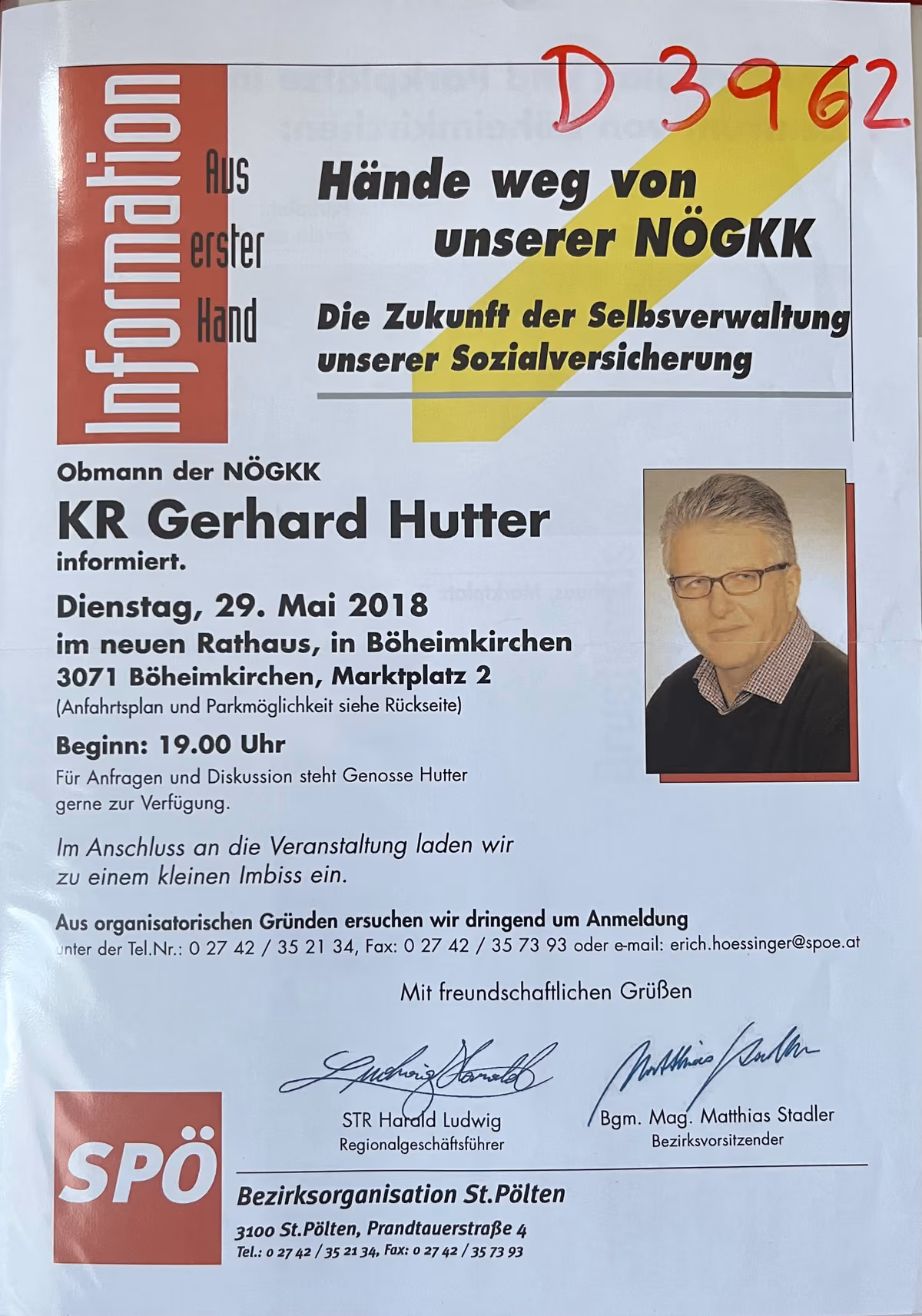 Hände weg von unserer NÖGKK