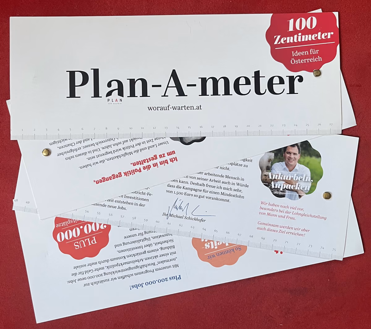 Plan-A-meter - 100 Zentimeter Ideen für Österreich