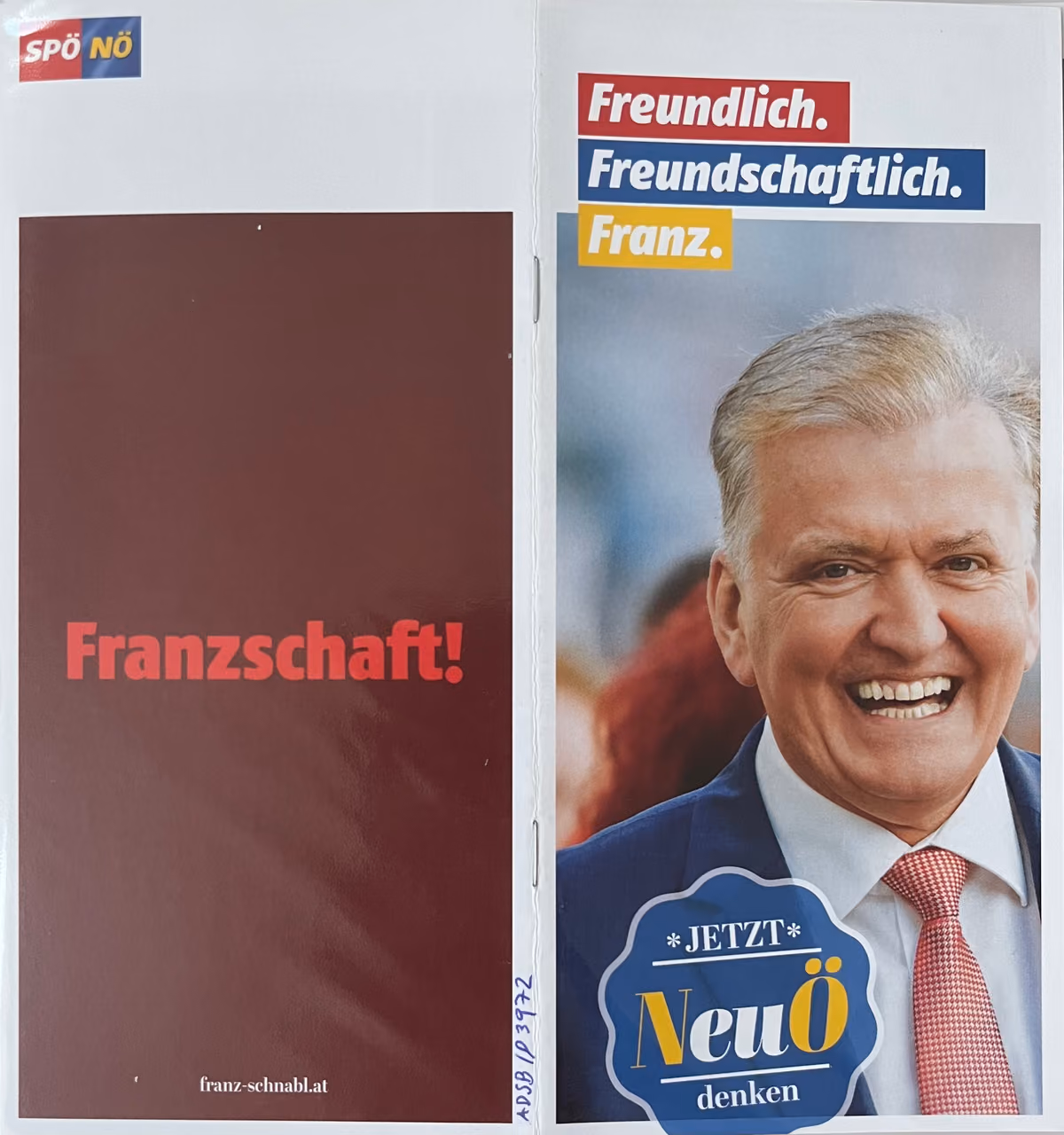 Freundlich. Freundschaftlich. Franz.
