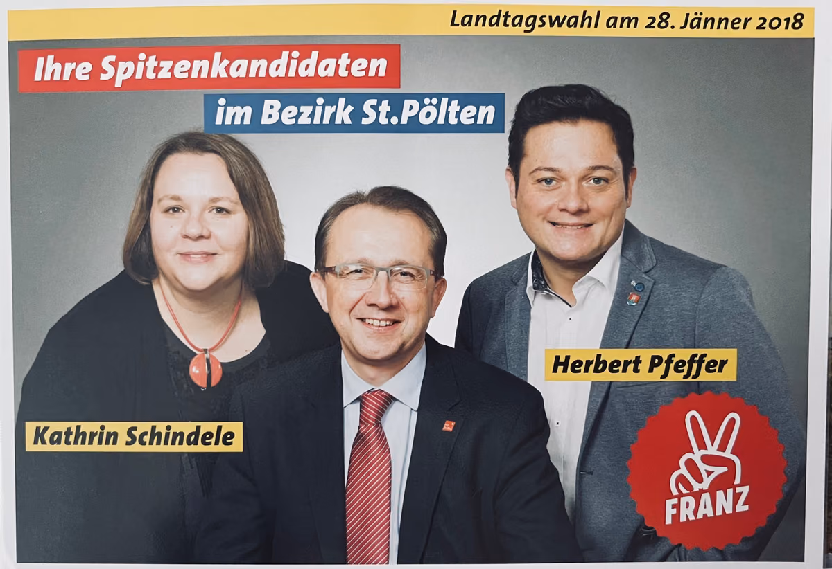 Ihre Spitzenkandidaten im Bezirk St.Pölten