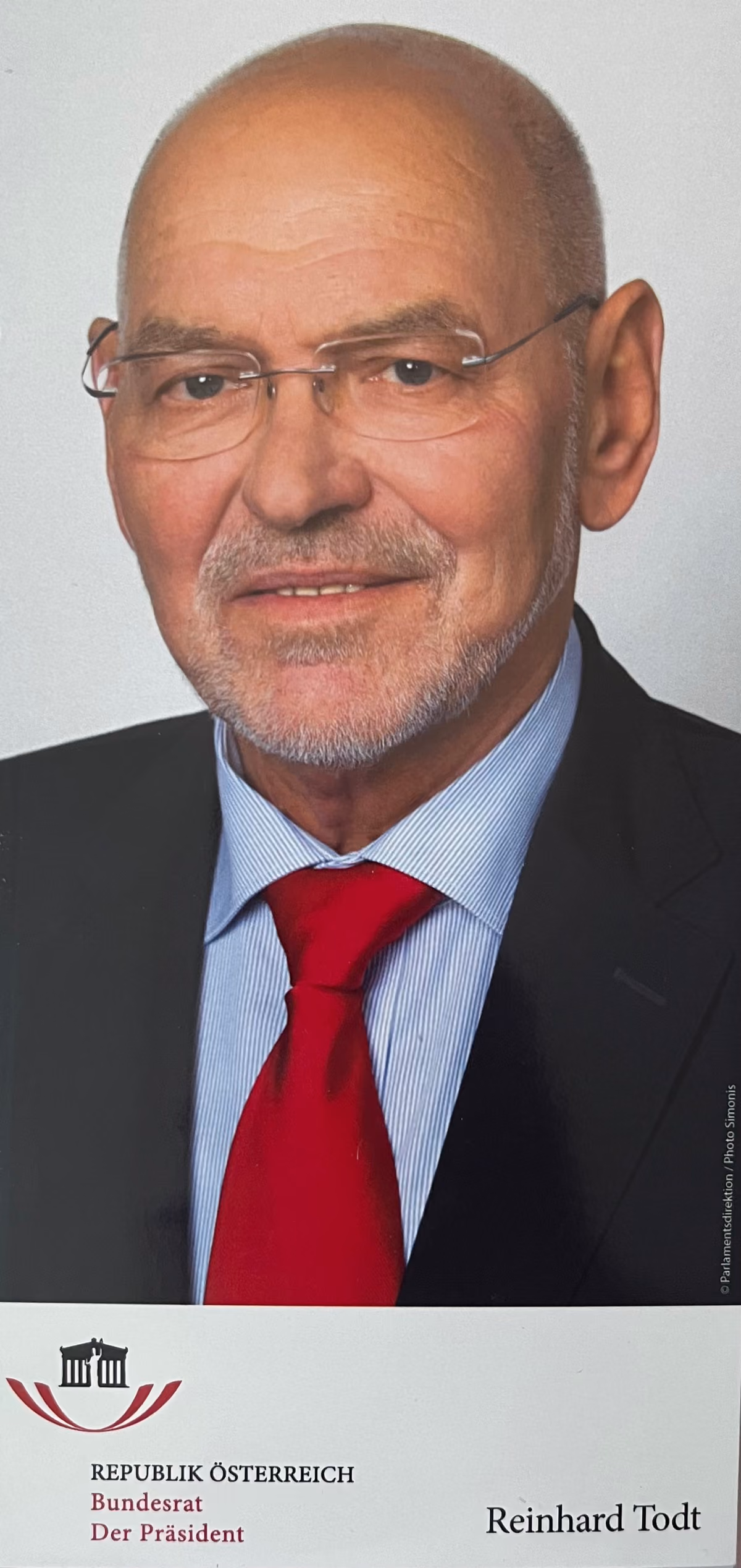 Republik Österreich - Bundesrat - Der Präsident - Reinhard Todt