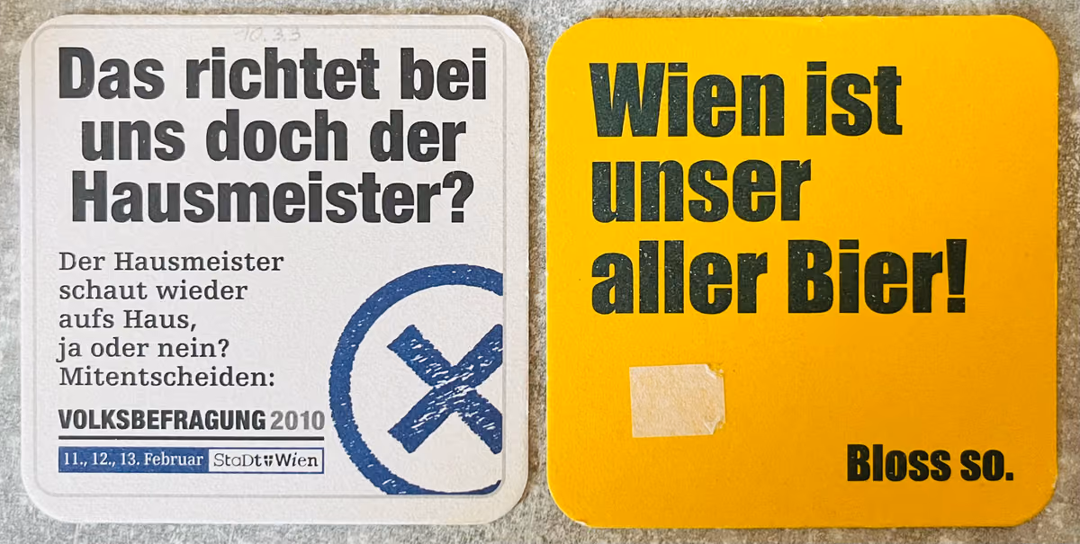 Stadt Wien - Volksbefragung 2010 - Das richtet bei uns doch der Hausmeister?