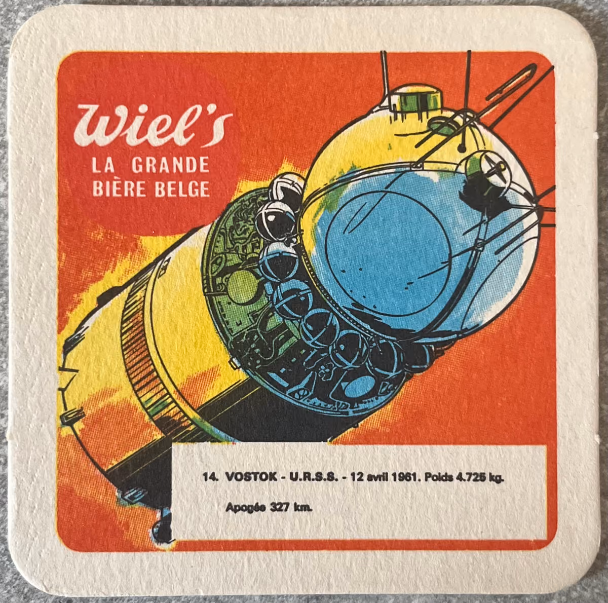 Wostok - UdSSR. 12.April 1961. Gewicht 4.726 kg. Erdentfernung 327 km