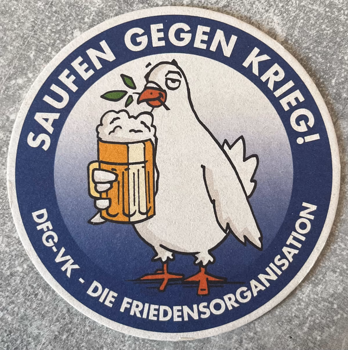Saufen gegen Krieg! Werde aktiv für den Frieden!
