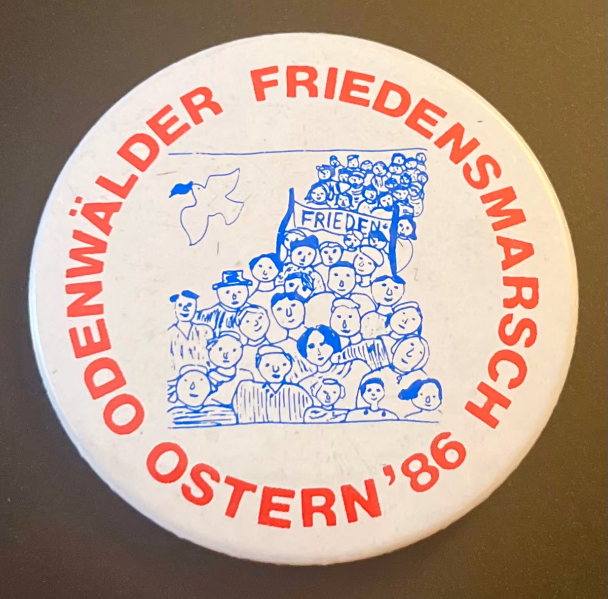 Odenwälder Friedensmarsch Ostern ´86