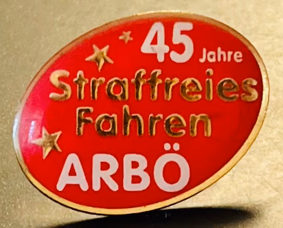 ARBÖ - 45 Jahre straffreies Fahren