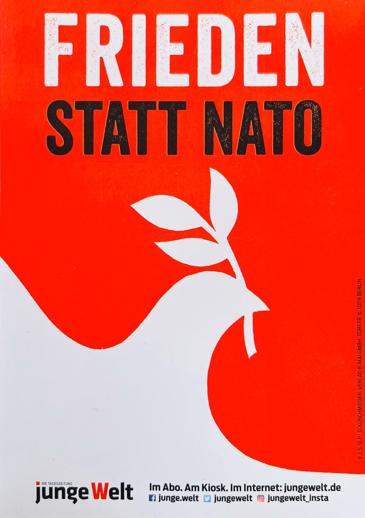 Junge Welt - Frieden statt NATO