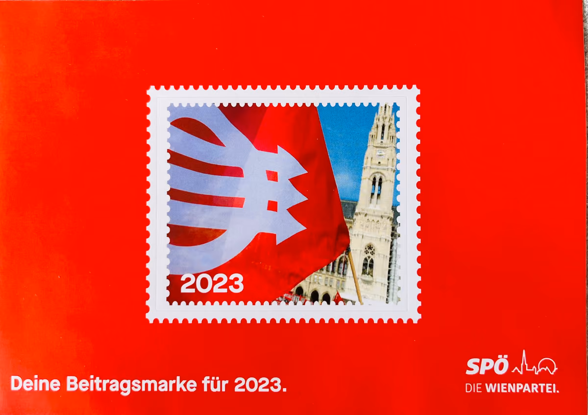 SPÖ-Wien - Die Beitragsmarke 2023