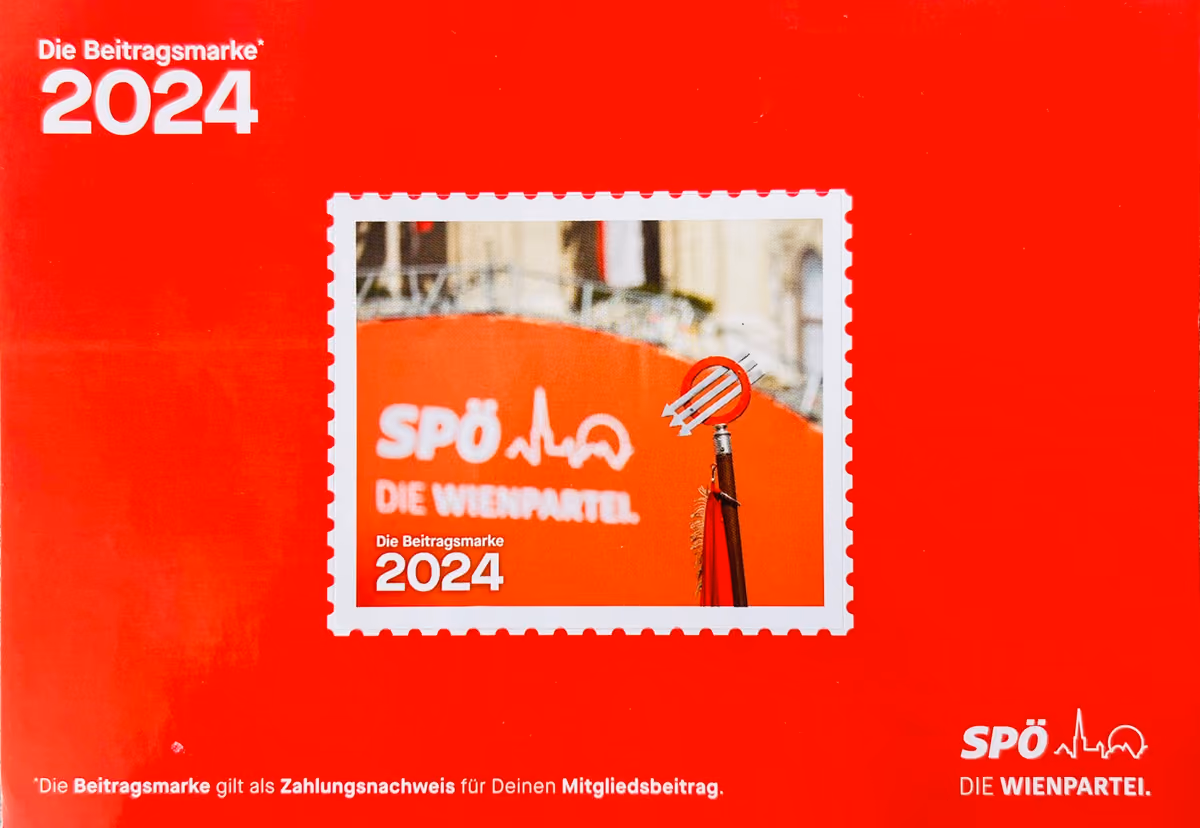 SPÖ-Wien - Die Beitragsmarke 2024