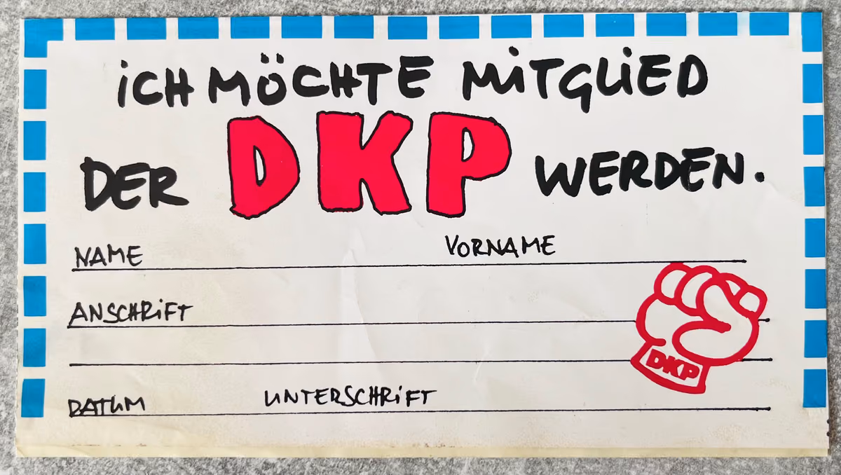 Ich möchte Mitglied der DKP werden