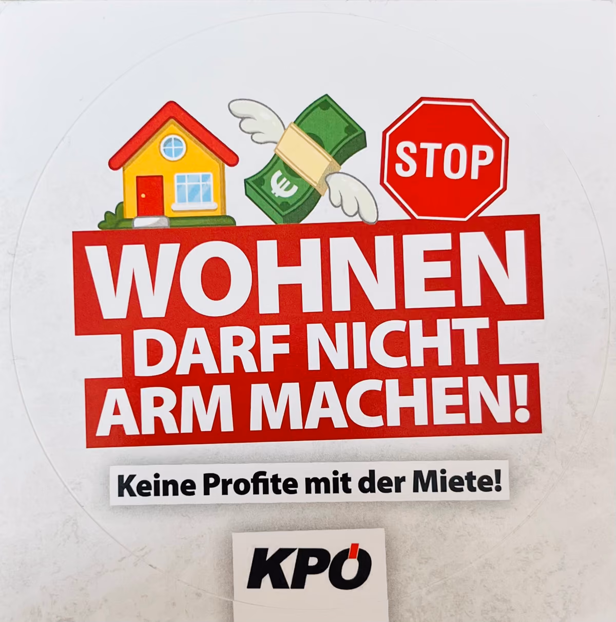 KPÖ - Wohnen darf nicht arm machen!