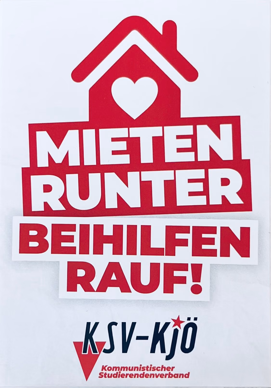 KSV-KJÖ - Mieten runter - Beihilfen rauf!