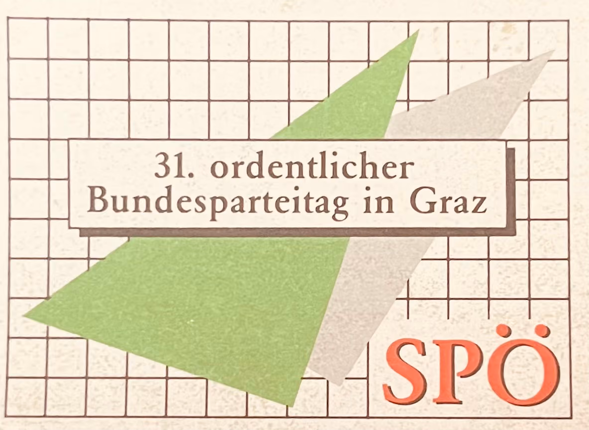 SPÖ - 31. ordentlicher Bundesparteitag in Graz