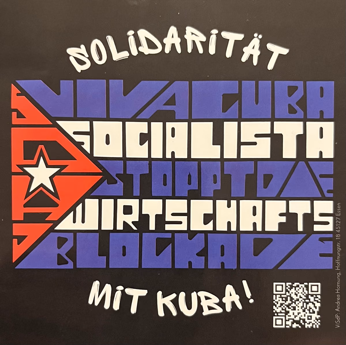 SDAJ - Solidarität mit Kuba! Viva Cuba Socialista - Stoppt die Wirtschaftsblockade