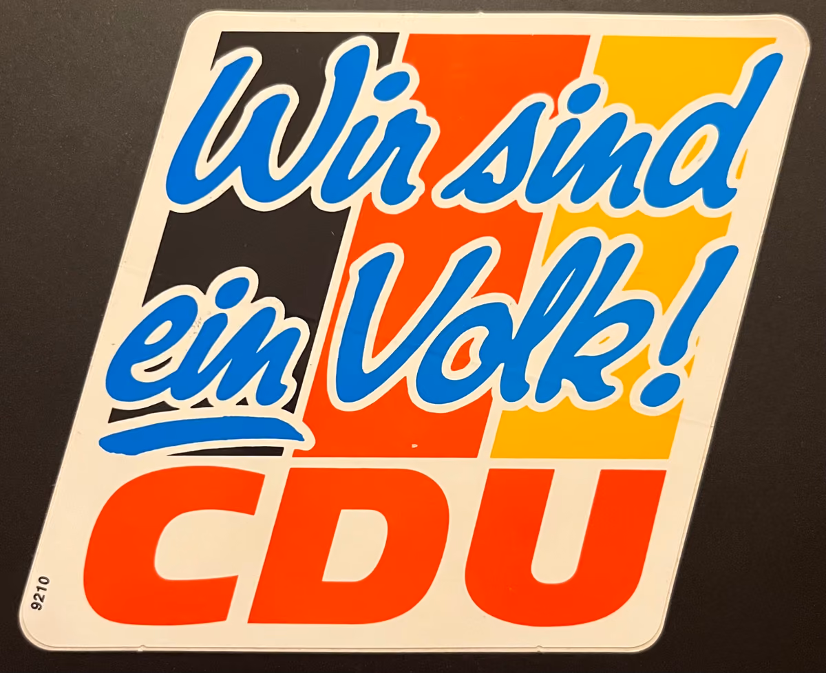 CDU - Wir sind ein Volk!