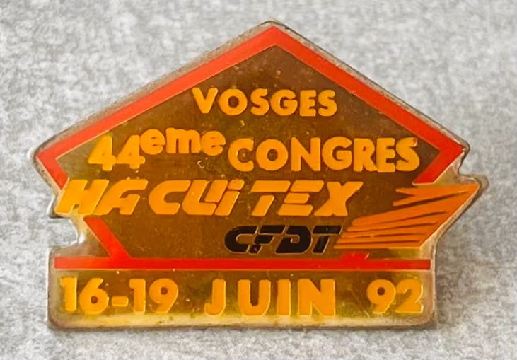 CFDT - HACLITEX Vosges - 44. Kongress - 16.-19. Juni 1992