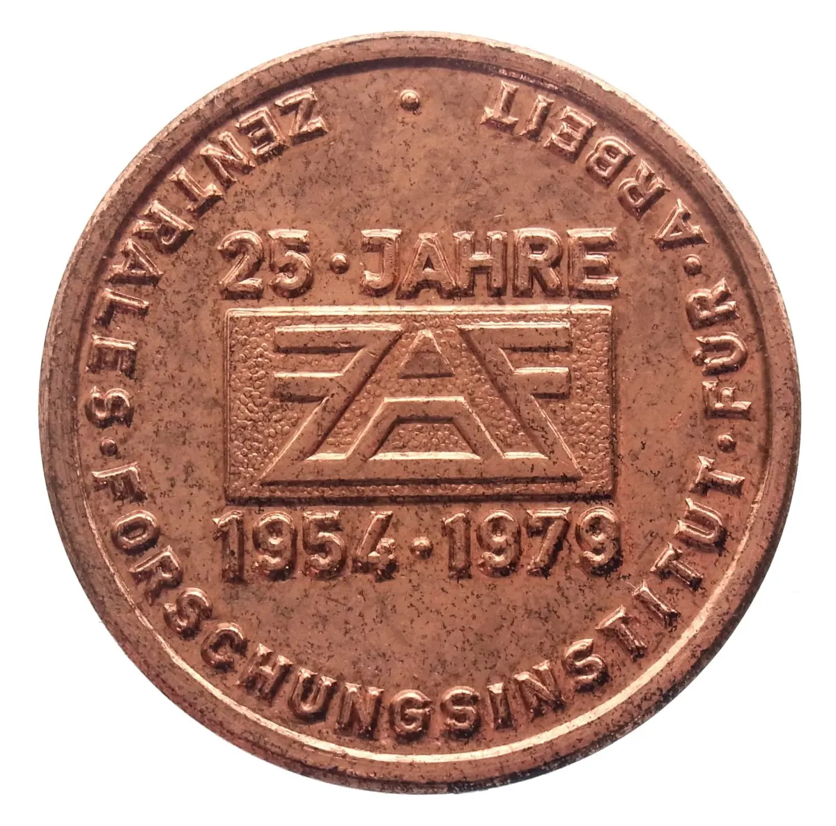 25 Jahre Zentrales Forschungsinstitut für Arbeit 1954-1979
