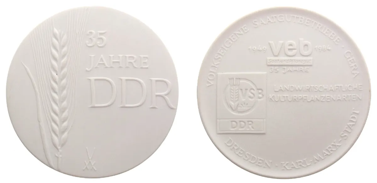 35 Jahre DDR - Volkseigener Saatgutbetriebe Gera, Dresden, Karl-Marx-Stadt