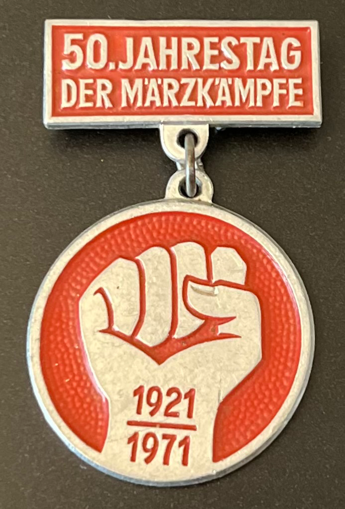 50. Jahrestag der Märzkämpfe 1921-1971