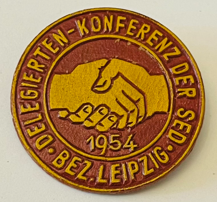 Delegierten-Konferenz der SED Bezirk Leipzig 1954