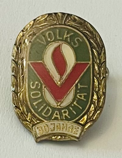 Volkssolidarität - 30 Jahre Mitgliedschaft