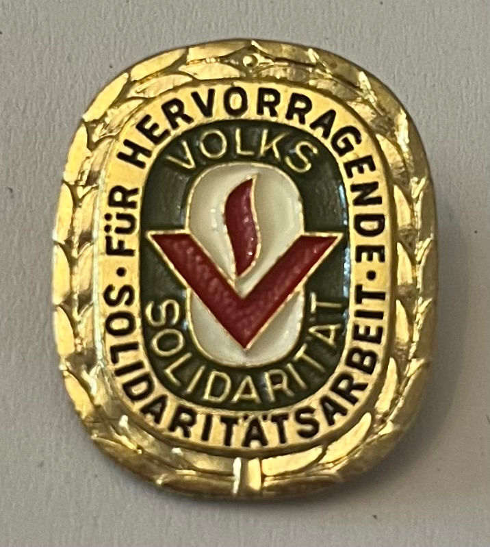 Volkssolidarität - Für hervorragende Solidaritätsarbeit