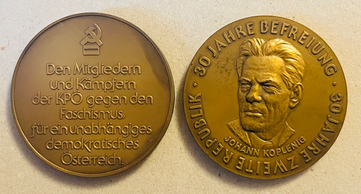 Johann Koplenig - 30 Jahre Befreiung - 30 Jahre Zweite Republik