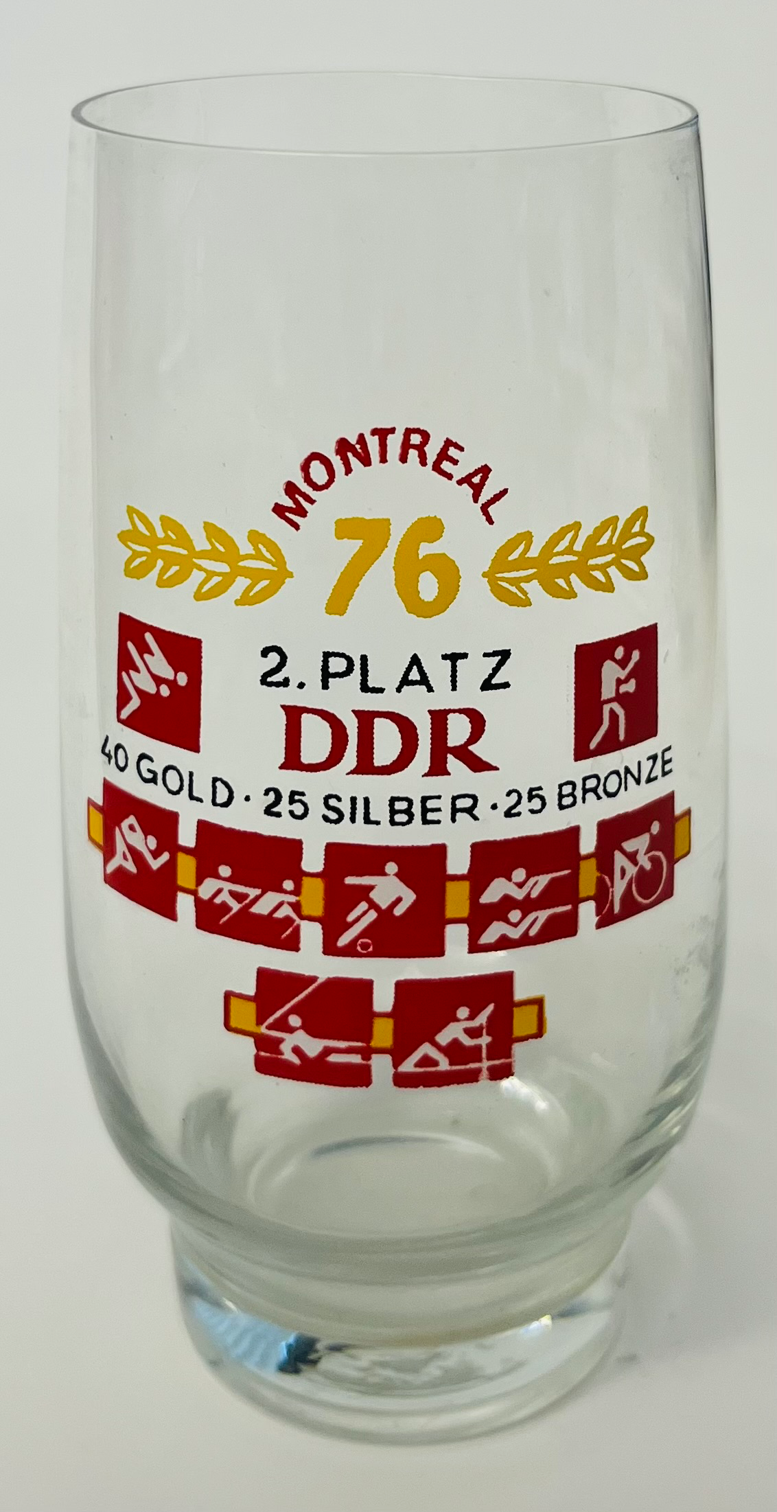 Montreal 76 - 2. Platz - DDR - 40 Gold, 25 Silber, 25 Bronze