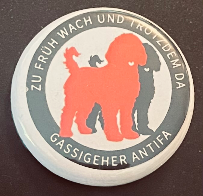KPÖ-Kärnten - Zu früh wach und trotzdem da - Gassigeher Antifa