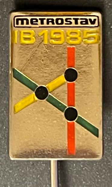 Prager Metro - Metrostav - Abschnitt I B - 1985