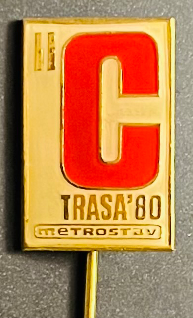 Prager Metro - Metrostav - Trasse C - Bauabschnitt II - 1980