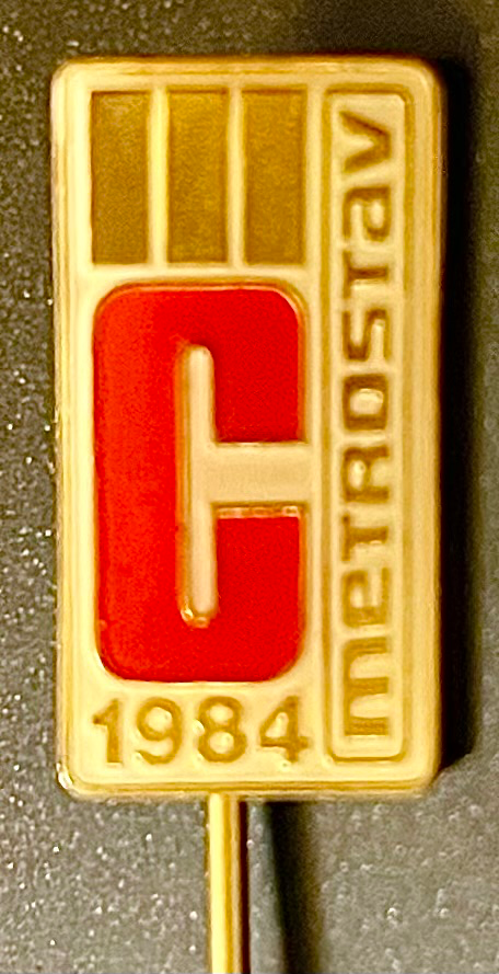 Prager Metro - Metrostav - Linie C - Bauabschnitt III - 1984