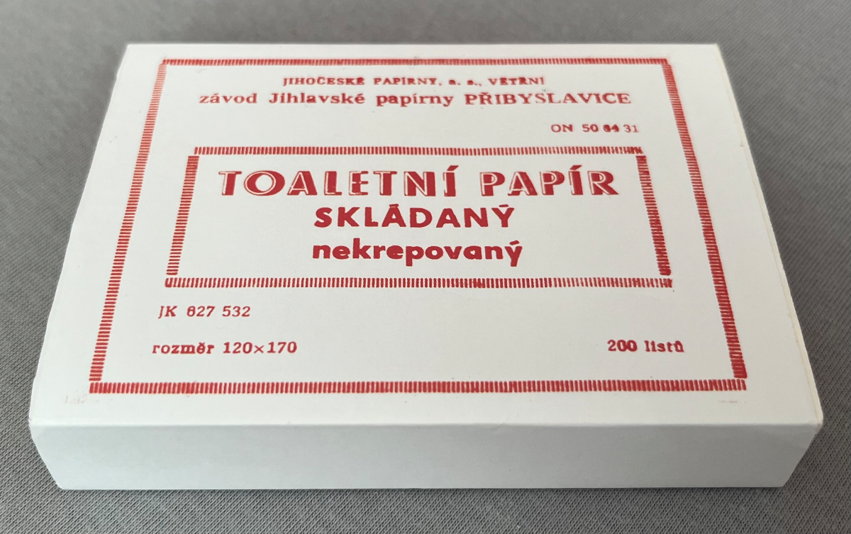 Toilettpapier gefaltet-glatt