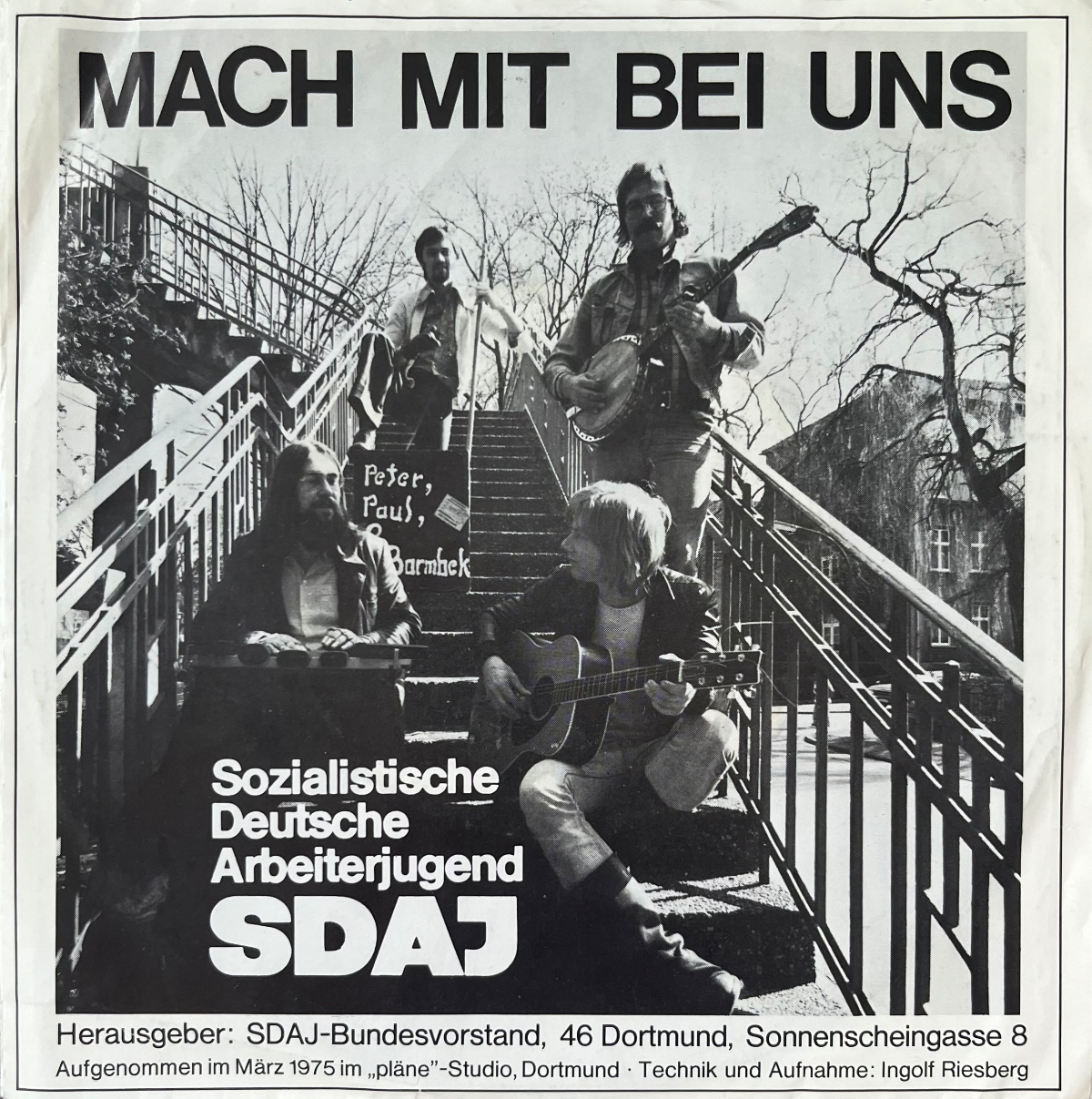 Mach mit bei uns - Sozialistische Deutsche Arbeiterjugend SDAJ