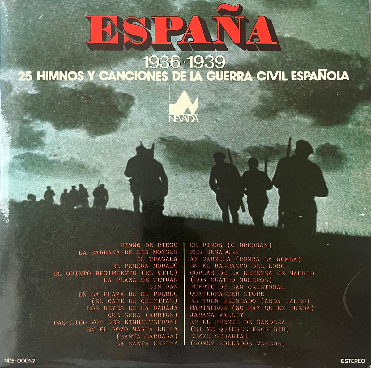 Spanien 1936-1939 - 25 Hymnen und Lieder aus dem Spanischen Bürgerkrieg