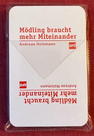 Mödling braucht mehr miteinander - Andreas Holzmann — weitere Abbildung